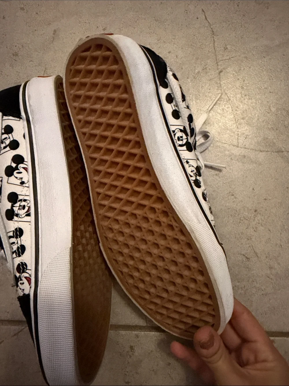 Vans Black & White Mickey Mouse Old Skool Sneakers - Picture 3 of 6